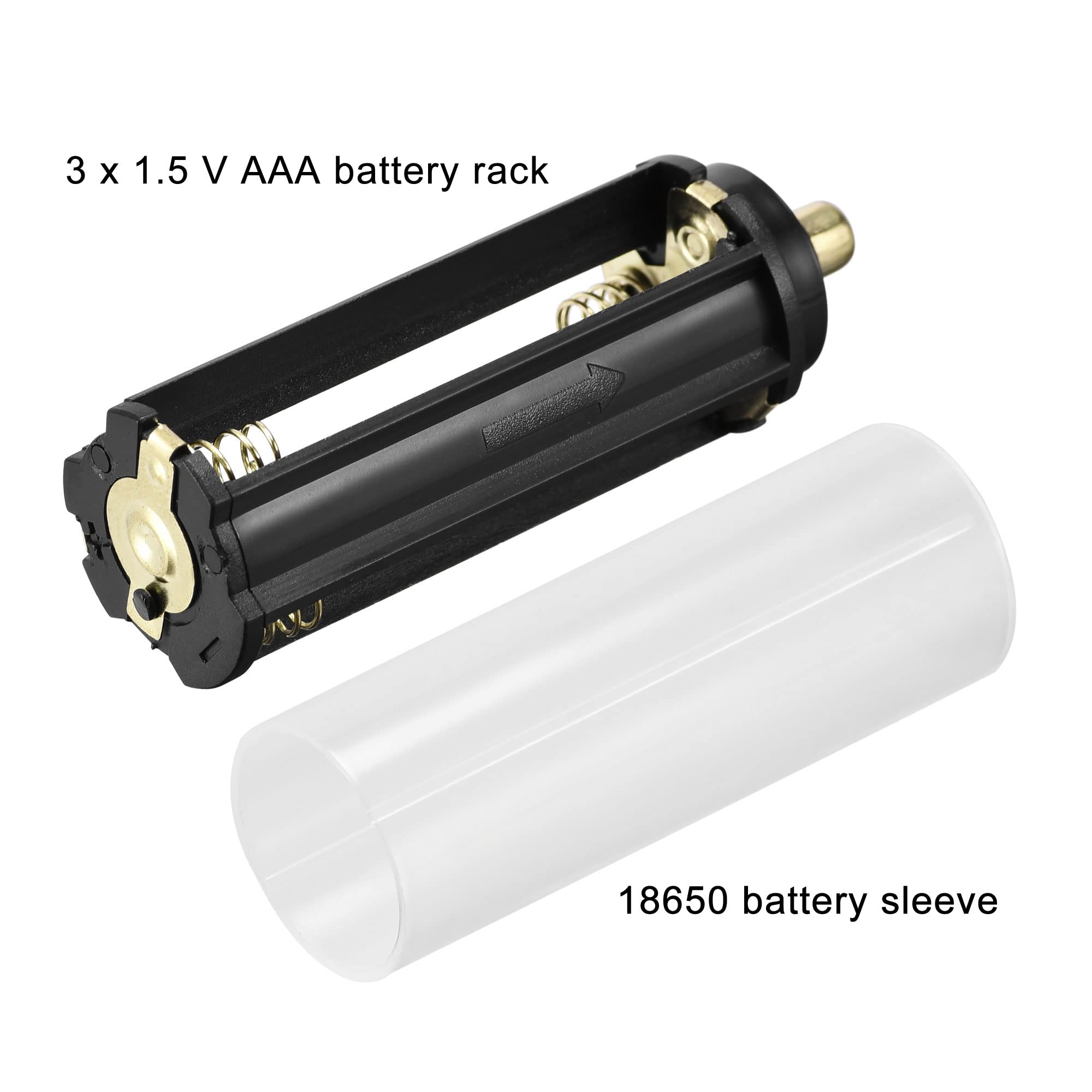 Amazon.co.jp: uxcell AAA電池3x1.5Vストレージアダプターケース AAA